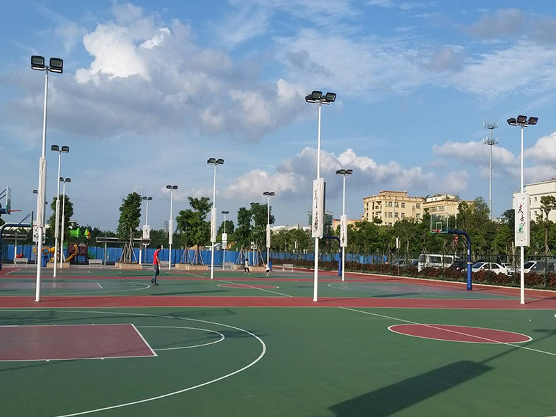 Stadium light pole system