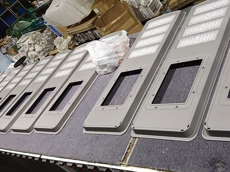 Assembly line during a production run