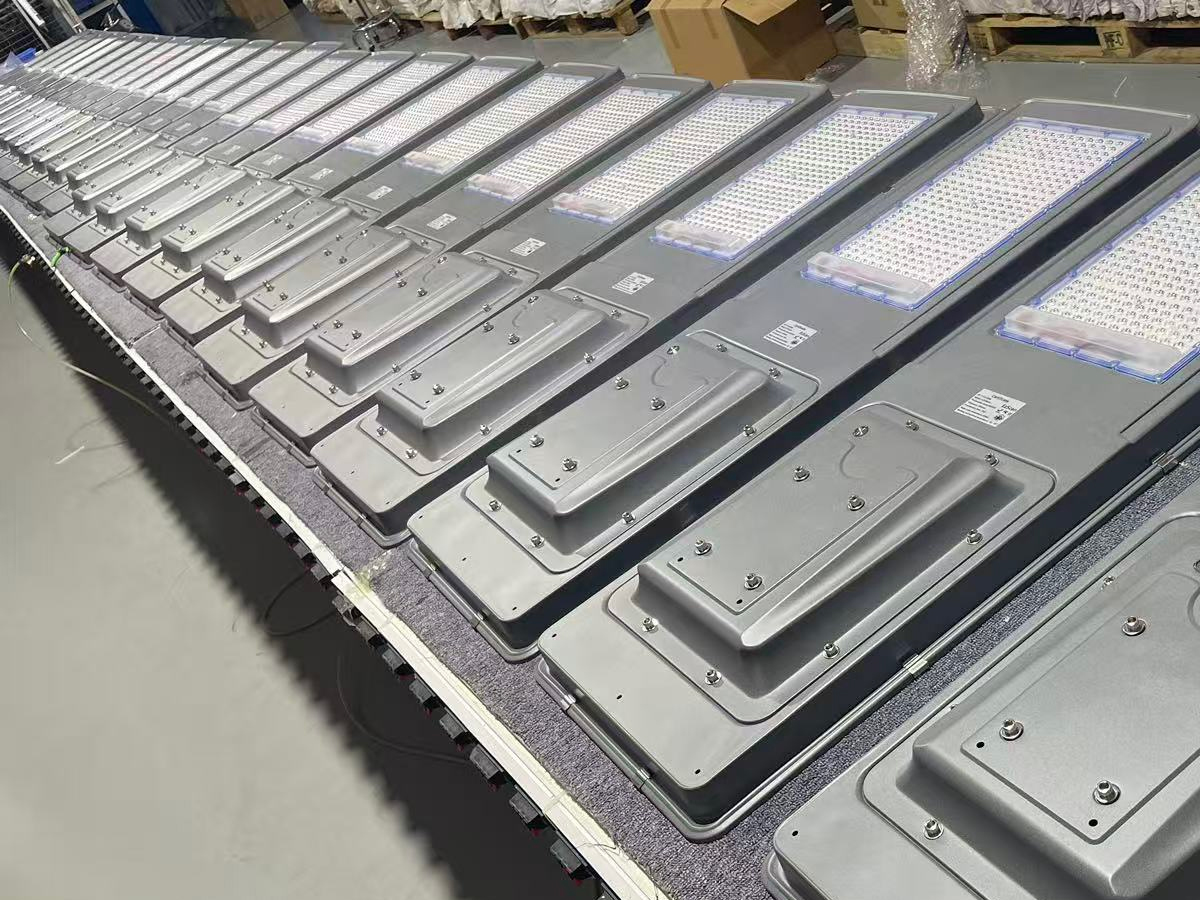 LF-YT07 units laid out in bulk on the production floor